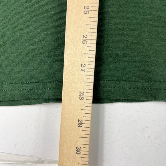 Y2K Tree Hugger Marijuana Funny Shirt Extra Large Green Faded Short Sleeve Tee - Picture 7 of 9